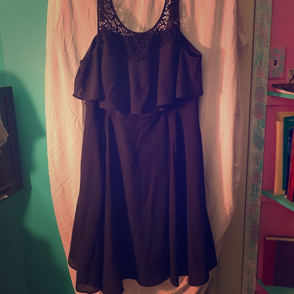 Black Torrid A-Line Dress size 22